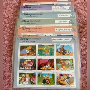 Disney classic fairytales -  Collectible Stamp Sheet - set of 6